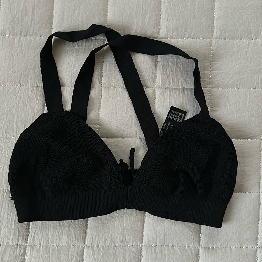 Zara Knit Bralette Top Size M